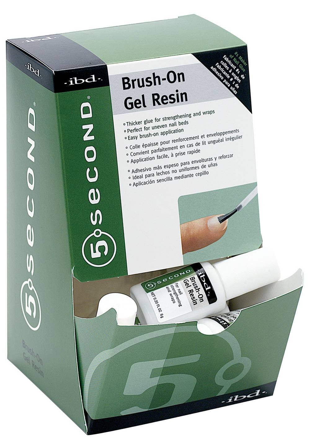 5 SECOND NAIL RESIN BRUSH-ON 12/DP