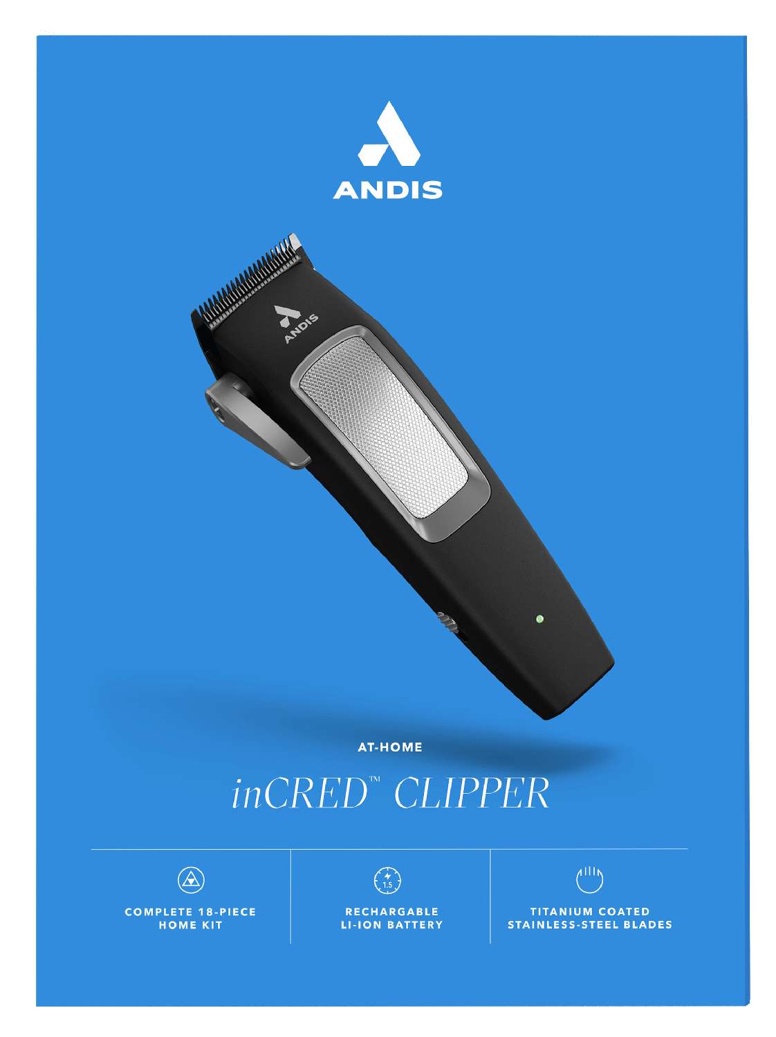 ANDIS AT-HOME CLIPPER INCRED
