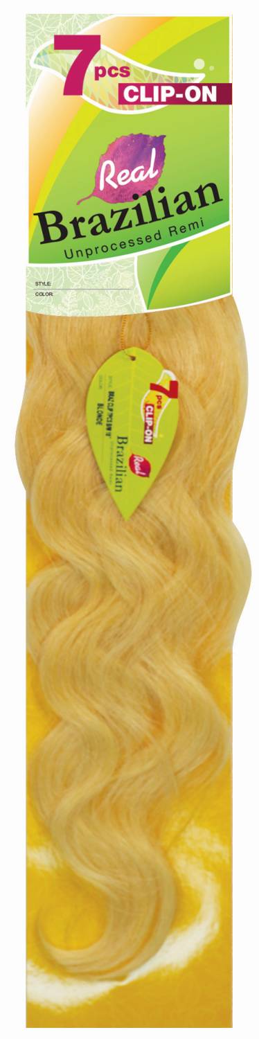 HH BRAZ CLIP 7PCS BW 14-#NAT