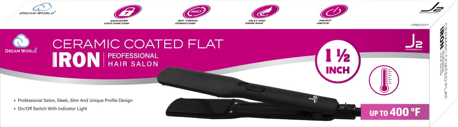 J2 FLAT IRON CERAMIC COATED