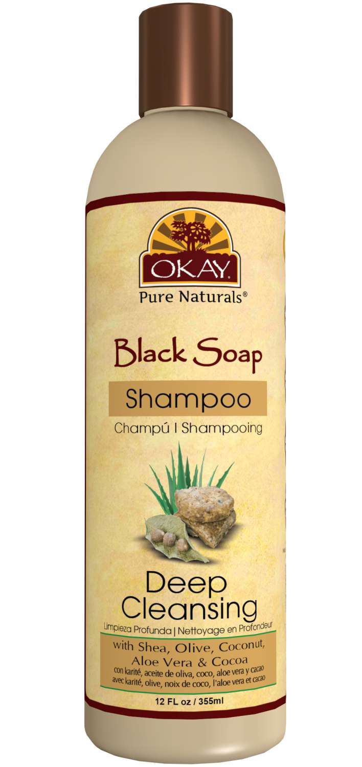 OKAY BLACK SOAP SHAMPOO
