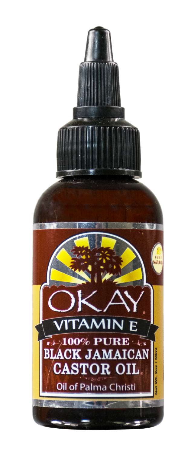 OKAY 100PERC CAST BLK JAM VIT E