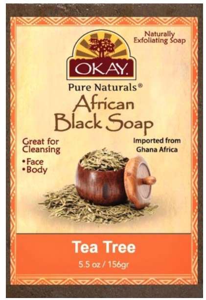 OKAY BLACK SOAP TEA TREE
