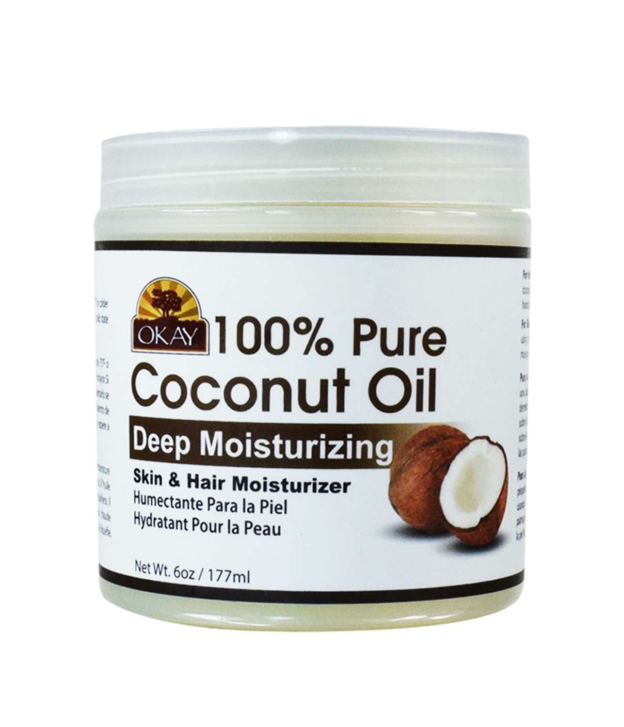 OKAY 100PERC OIL COCONUT JAR