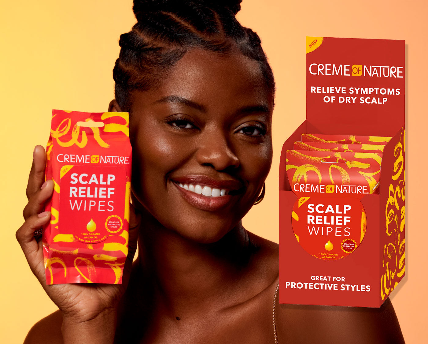 Creme of Nature's New Scalp Relief Wipes