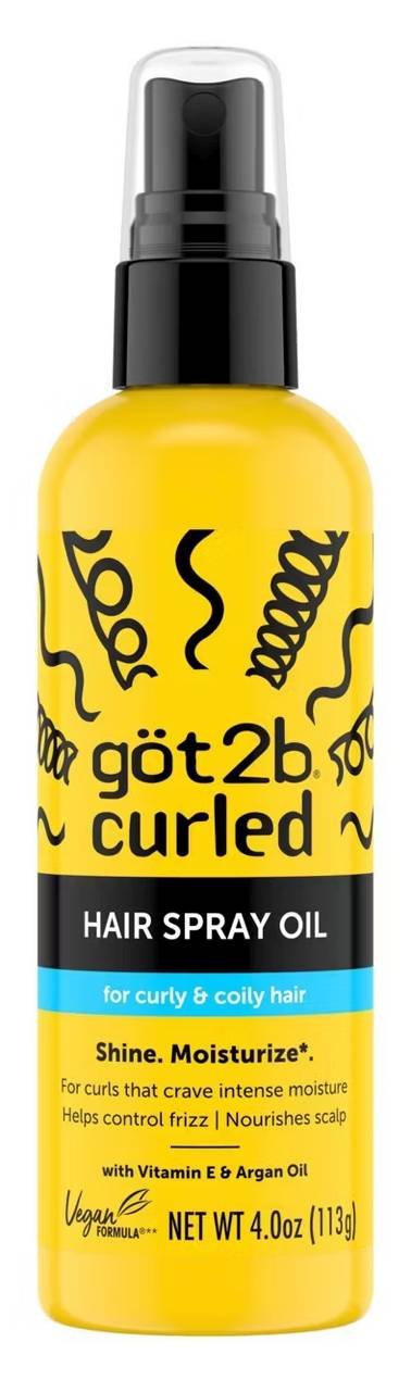GOT 2 B CURLED HAIR SPRAY OIL 4 OZ