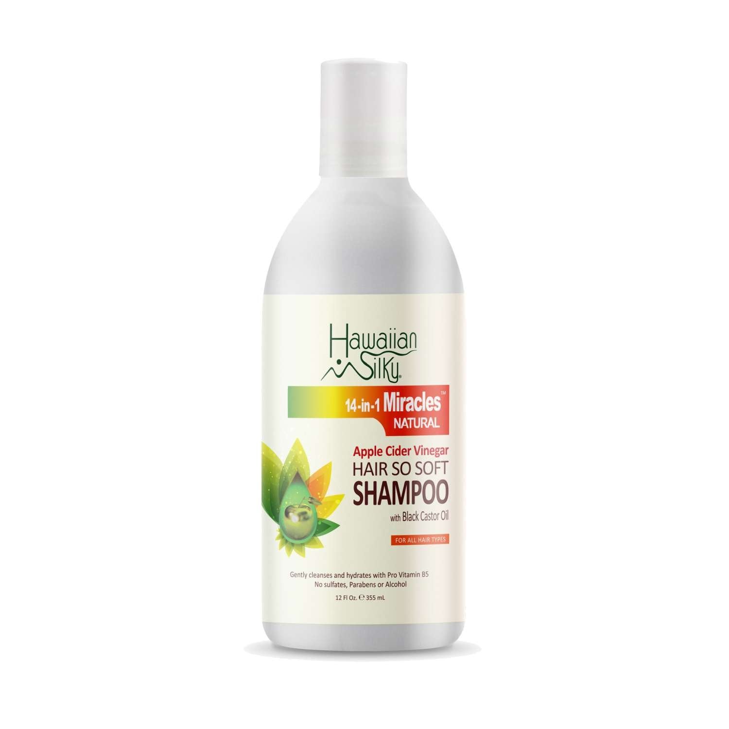 H/SILKY 14 IN 1 ACV SHAMPOO 12 OZ