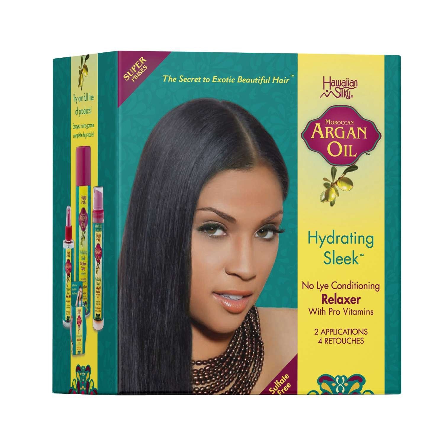 H/SILKY ARGAN  NO-LYE KIT 2/APP SUPER