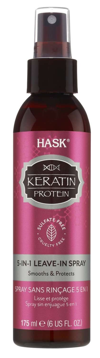 HASK LEAVE-IN SPRAY 5IN1 KERATIN 6 OZ