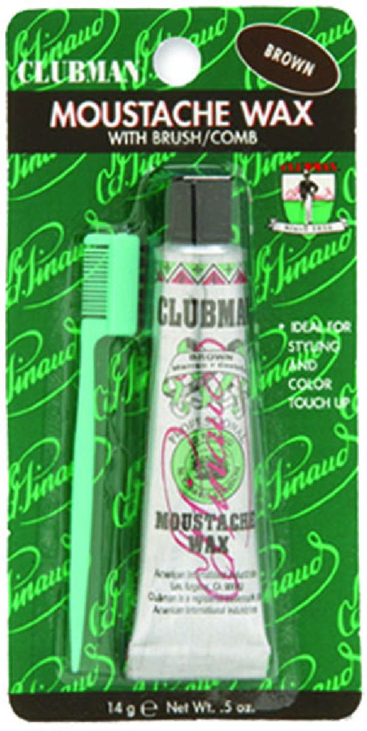 CMAN MOUSTACHE WAX [BROWN]