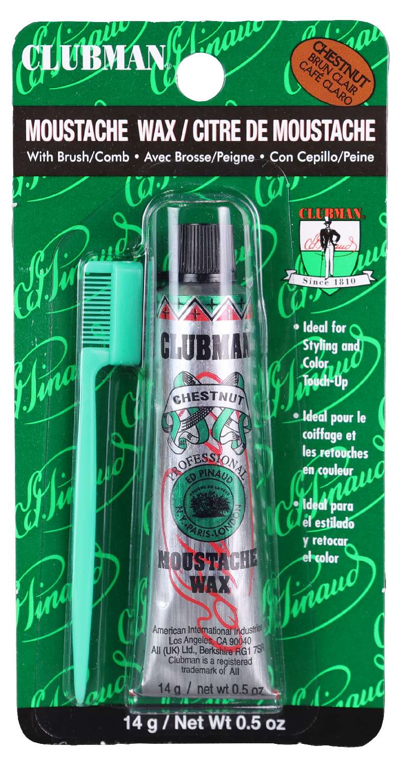 CMAN MOUSTACHE WAX [CHESTNUT]