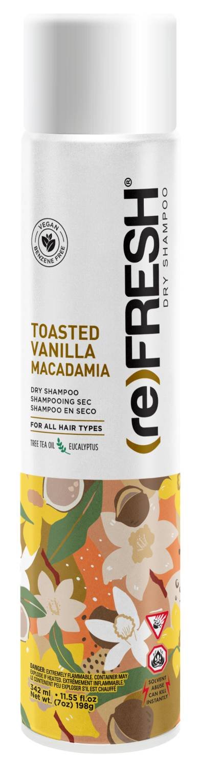 REFRESH DRY SHAMPOO TOASTED VANILLA MACA