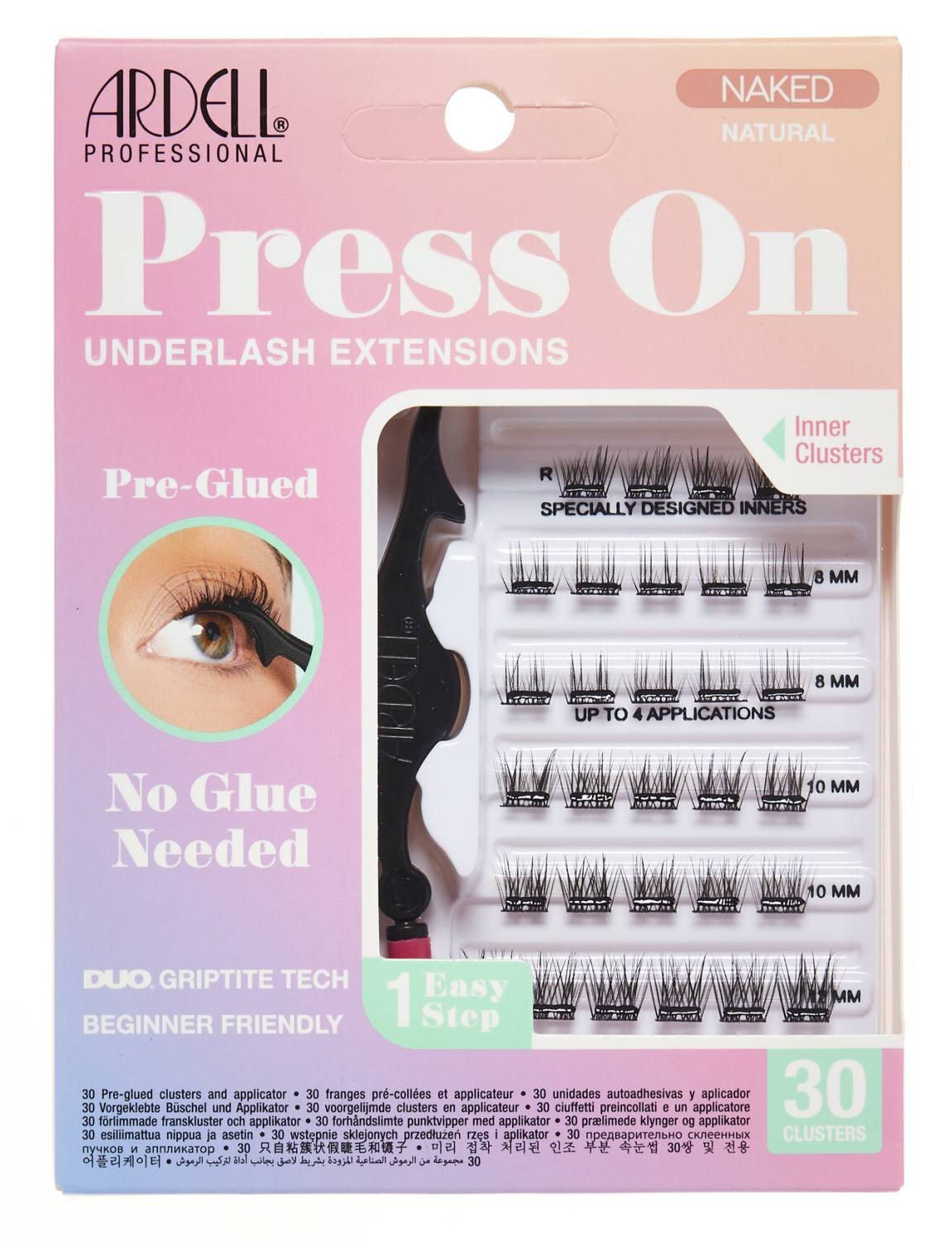 ARDELL PRESS ON 30PC NAKED NATURAL