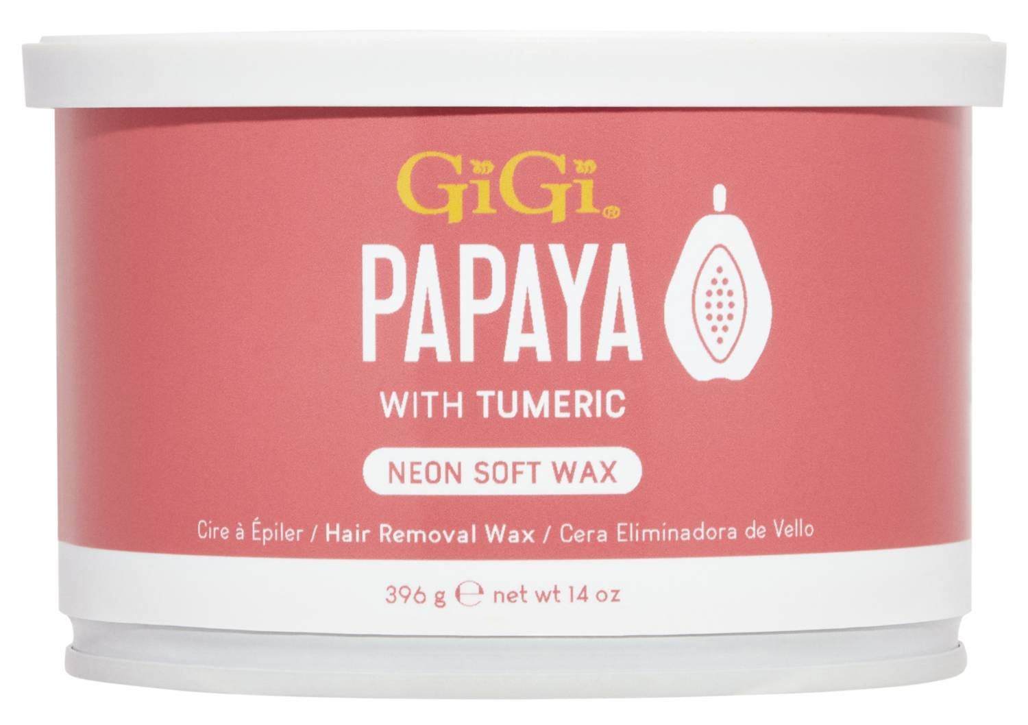 GIGI WAX NEON PAPAYA SOFT