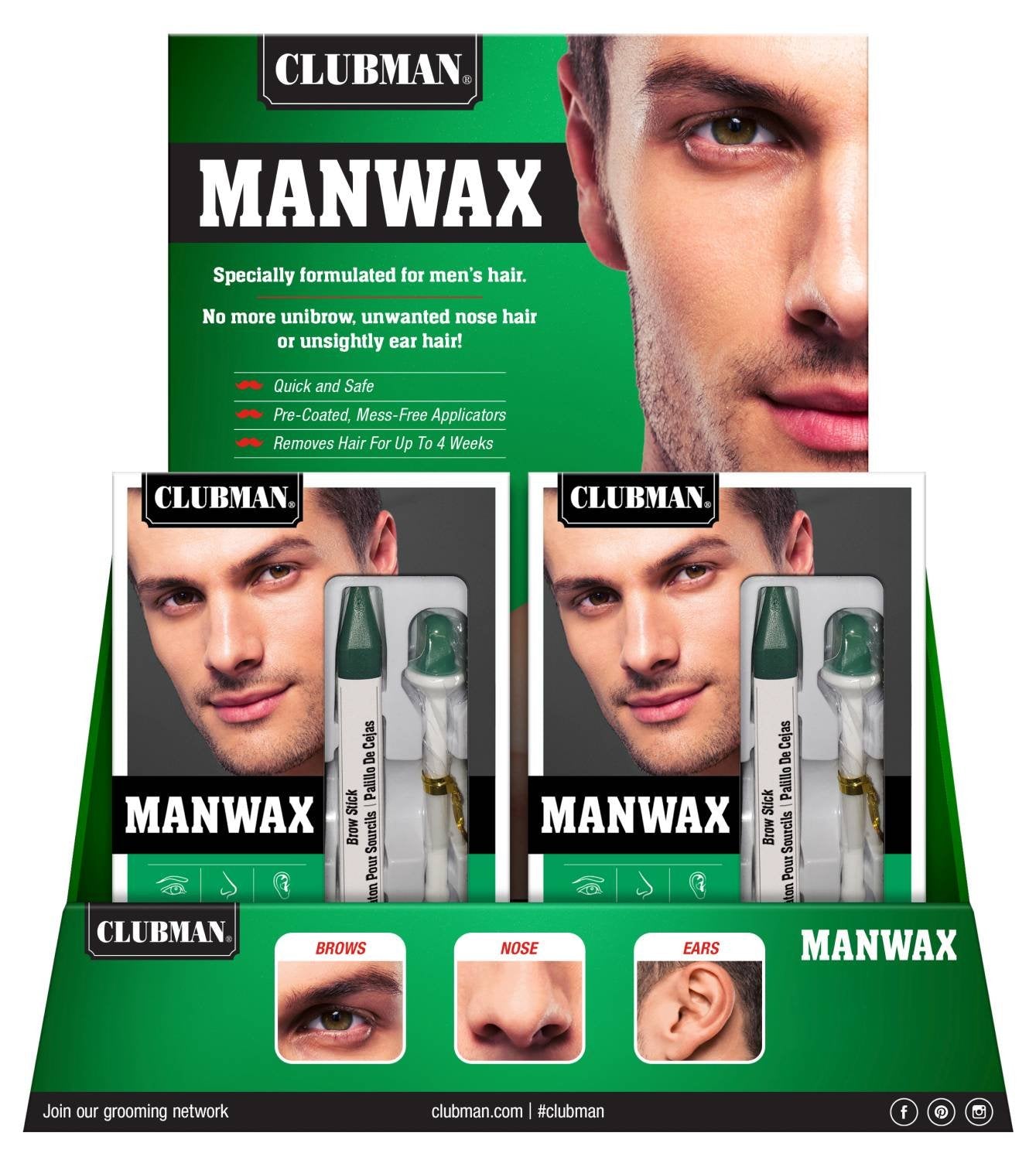 CMAN MANWAX 6 PCS DISPLAY