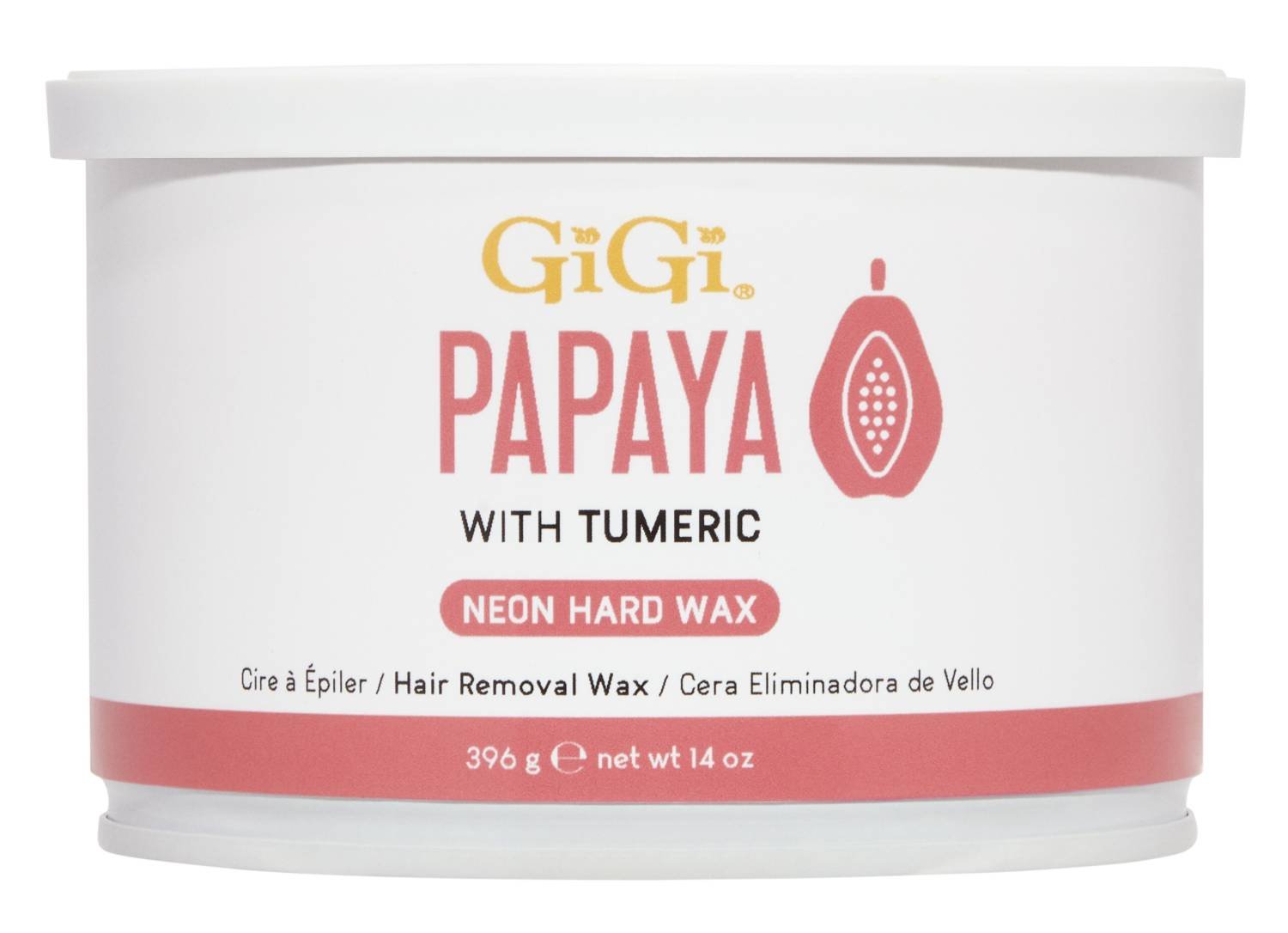 GIGI WAX NEON PAPAYA HARD