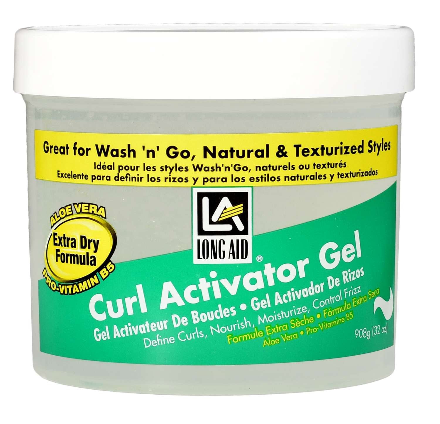 LONG AID CURL ACTIVATOR GEL [EXTRA DRY] 32 OZ