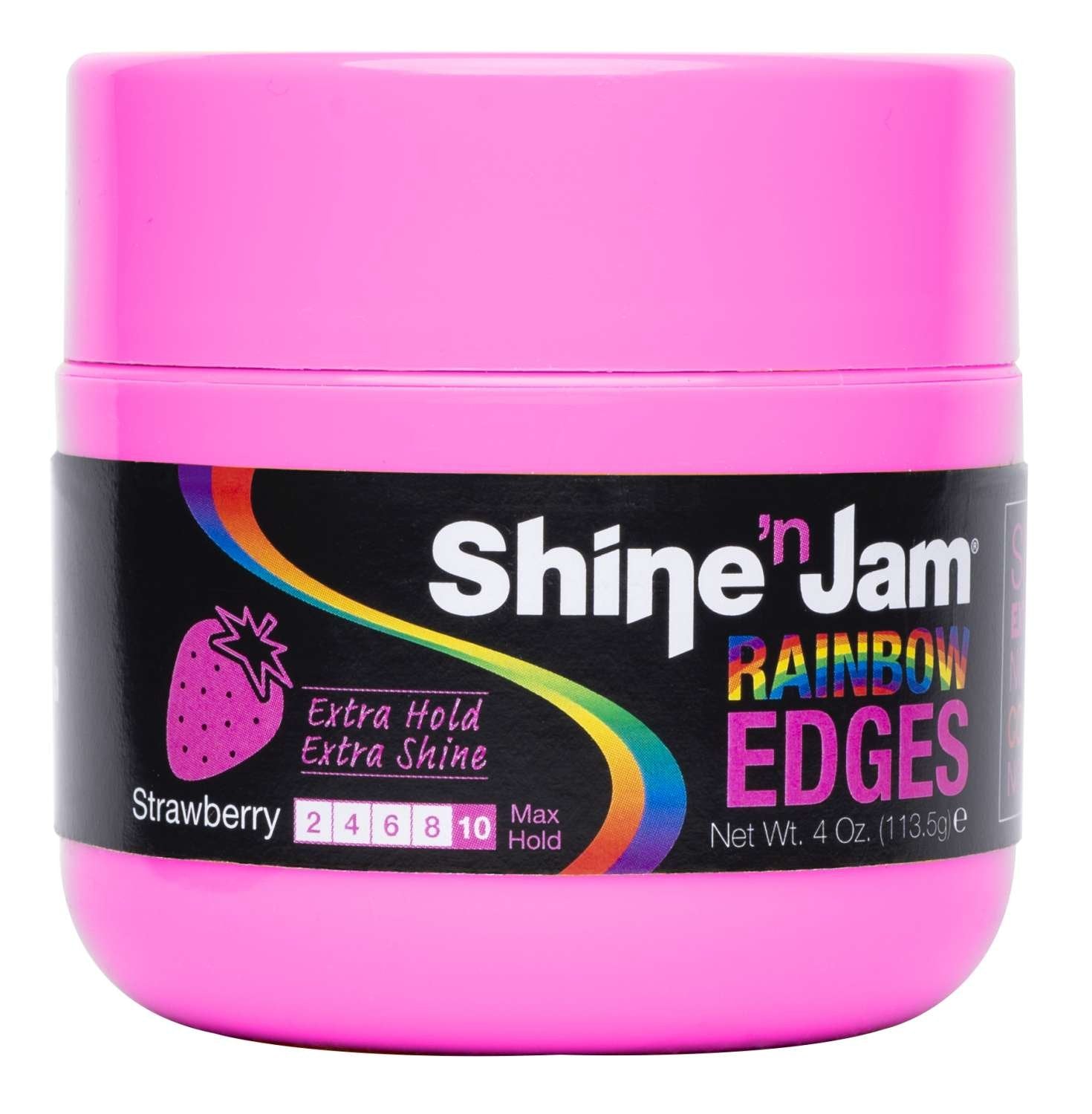 SHINE N JAM RAINBOW EDGE STRAWBERRY 4 OZ