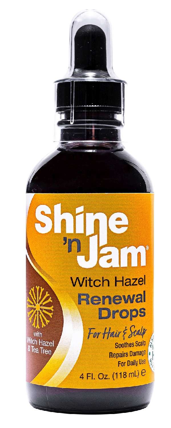 SHINE N JAM OIL DROPS WITCH HAZEL 4 OZ