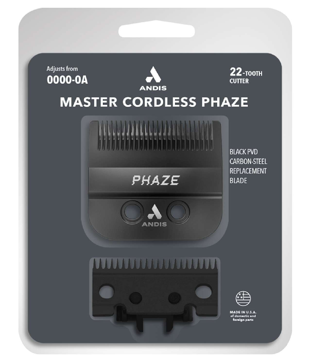 ANDIS BLADE MASTER CORDLESS PHAZE BLACK