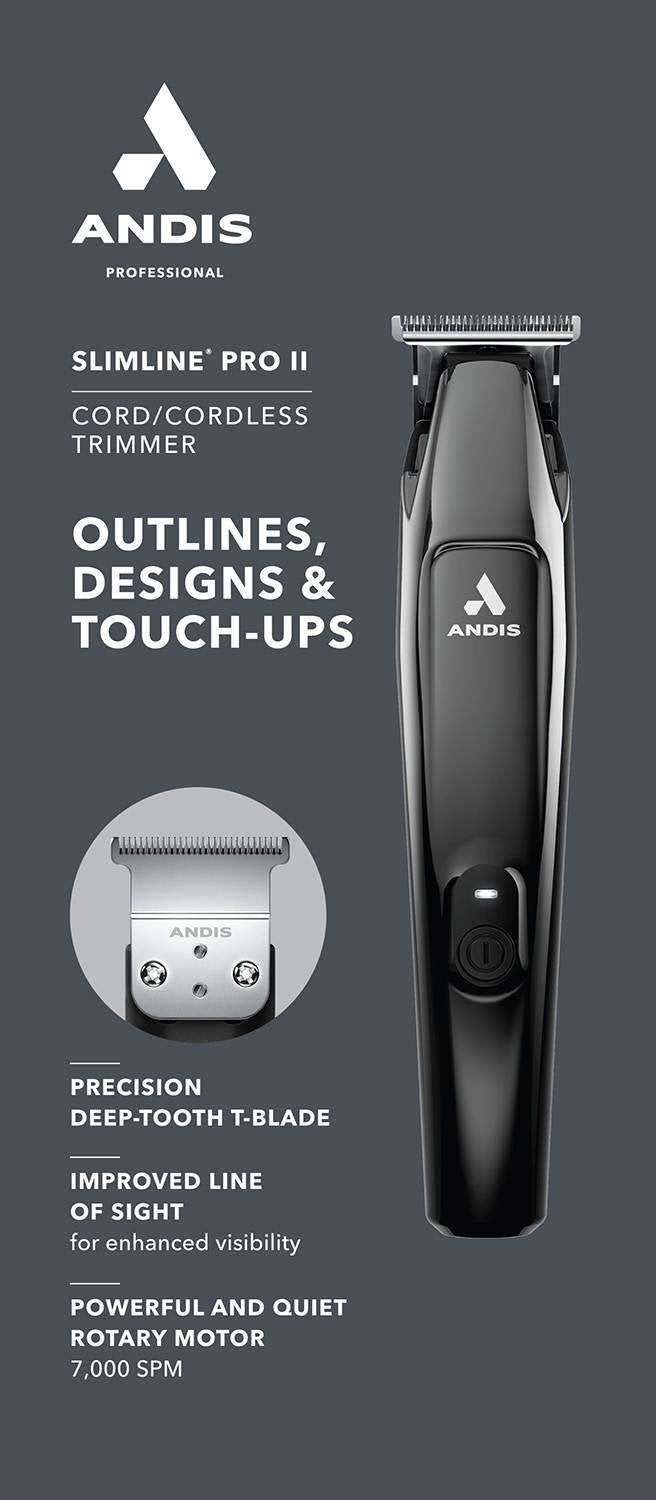 ANDIS TRIMMER SLIMLINE PRO II BLK CHROME