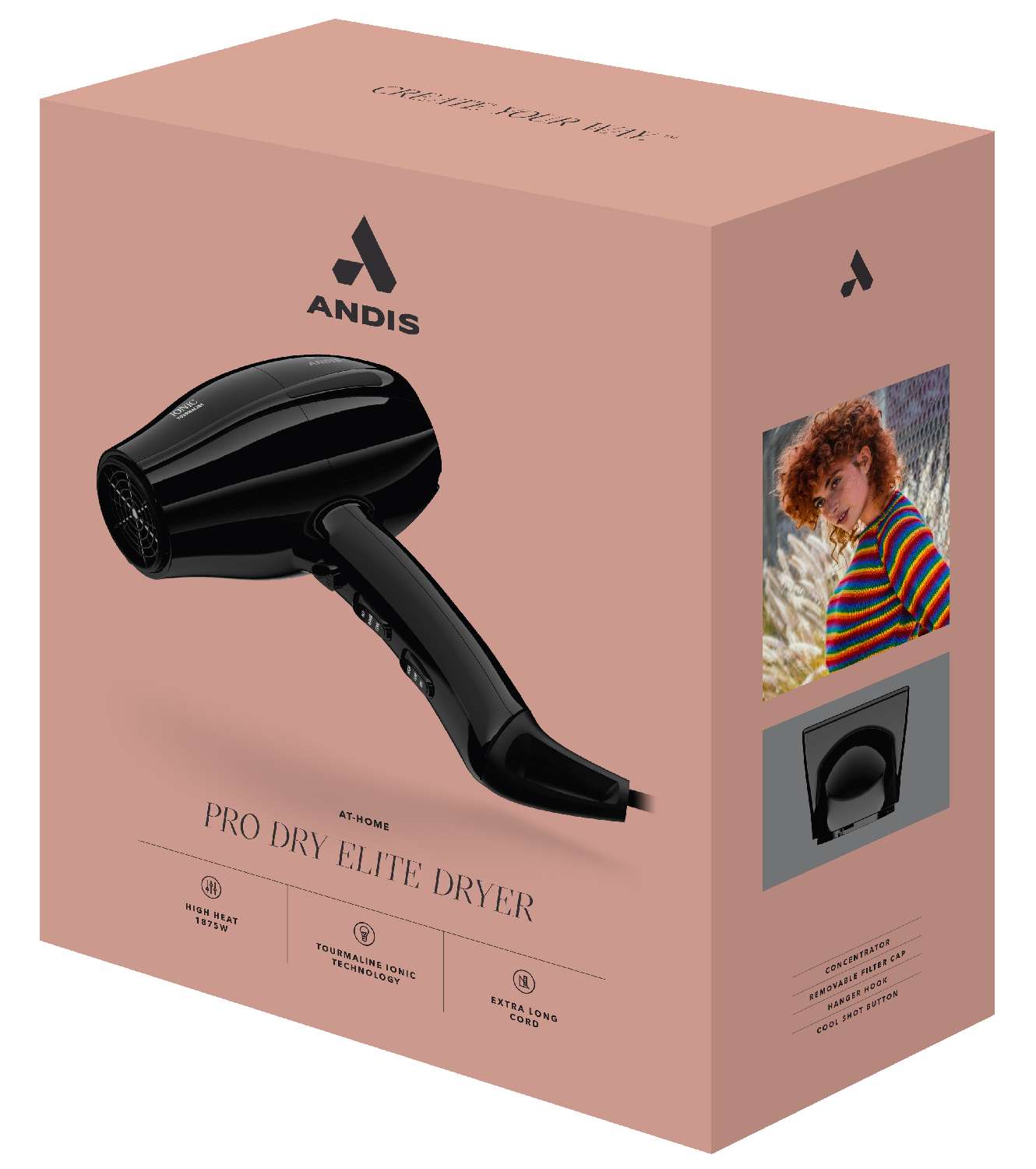 ANDIS AT-HOME DRYER PRO DRY ELITE BLACK