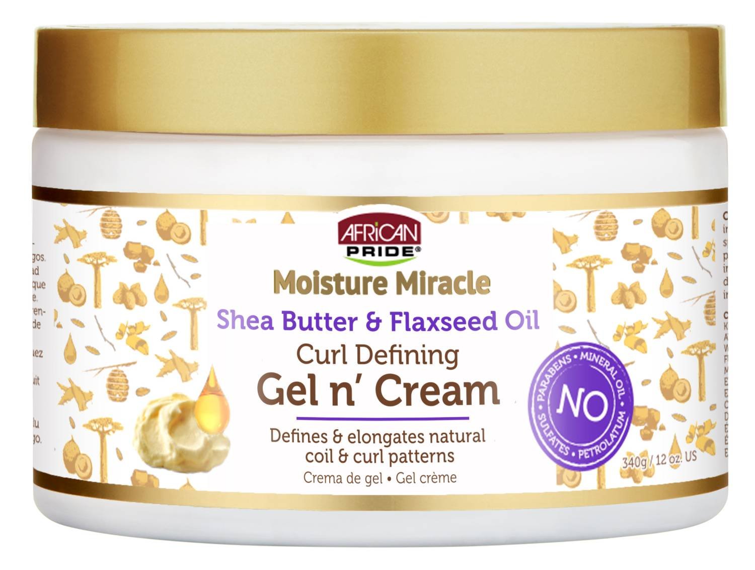 A/P MOISTURE CURL DEFINING GEL N CREAM