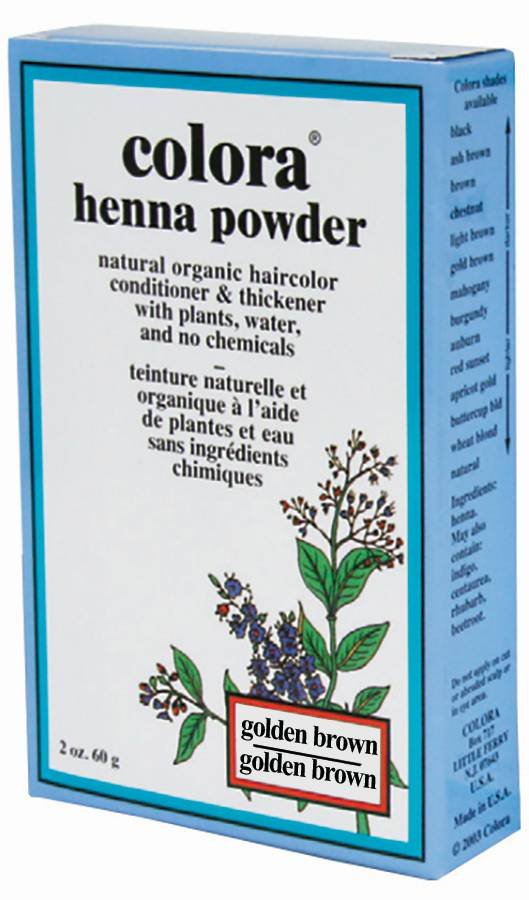 COLORA HENNA POWDER [GOLDEN BROWN] 2 OZ