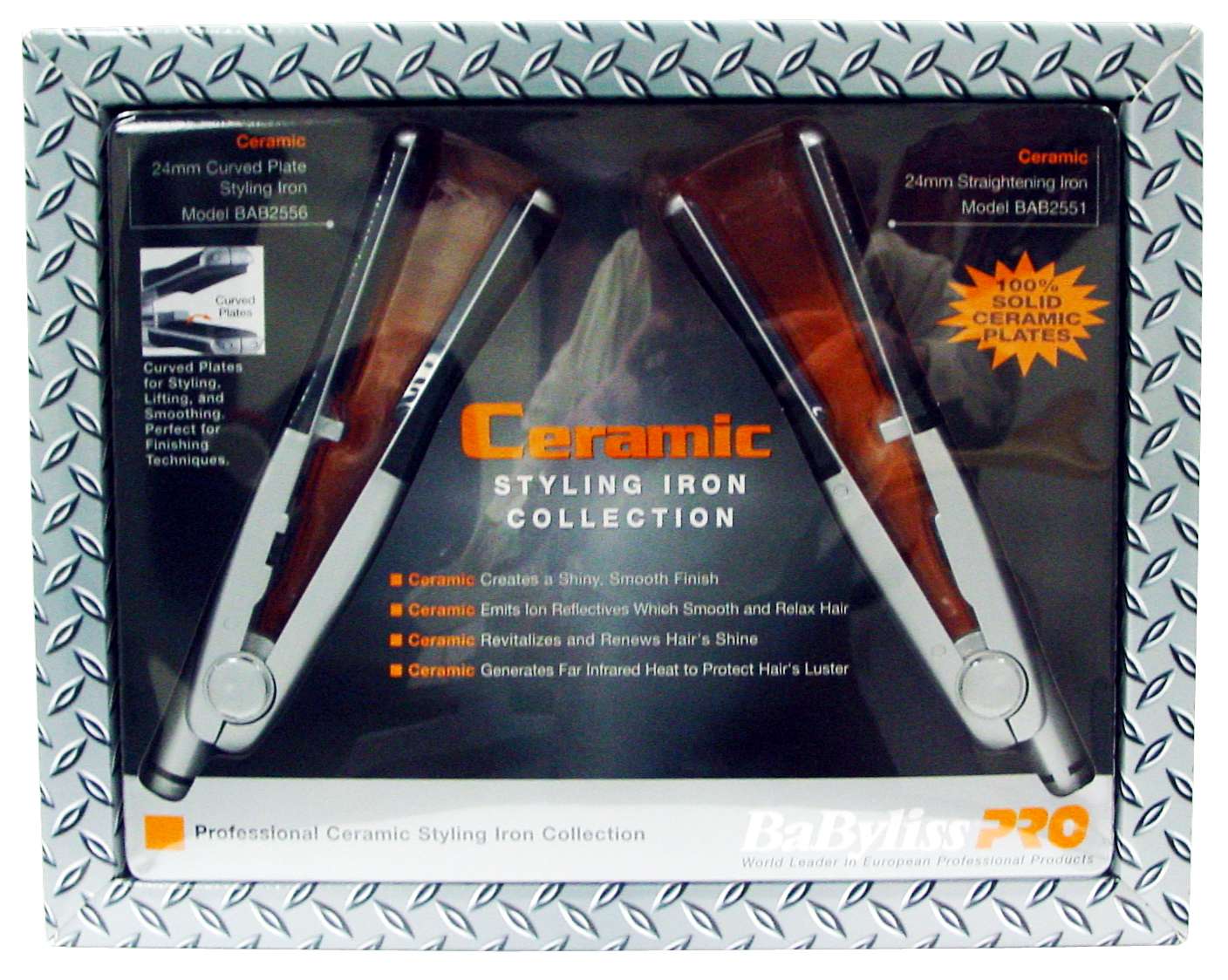 BABYLISS CERAMIC IRON COMBO