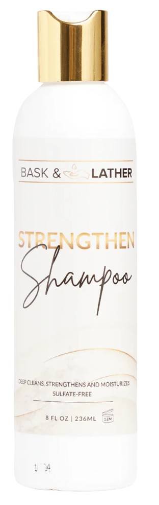 BASK&LATHER STRENGTHEN SHAMPOO 8 OZ