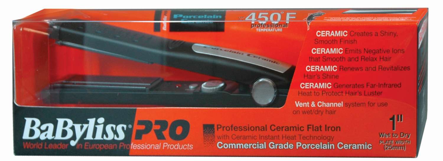 BABYLISS CERAMIC FLAT VENTED 1 IN