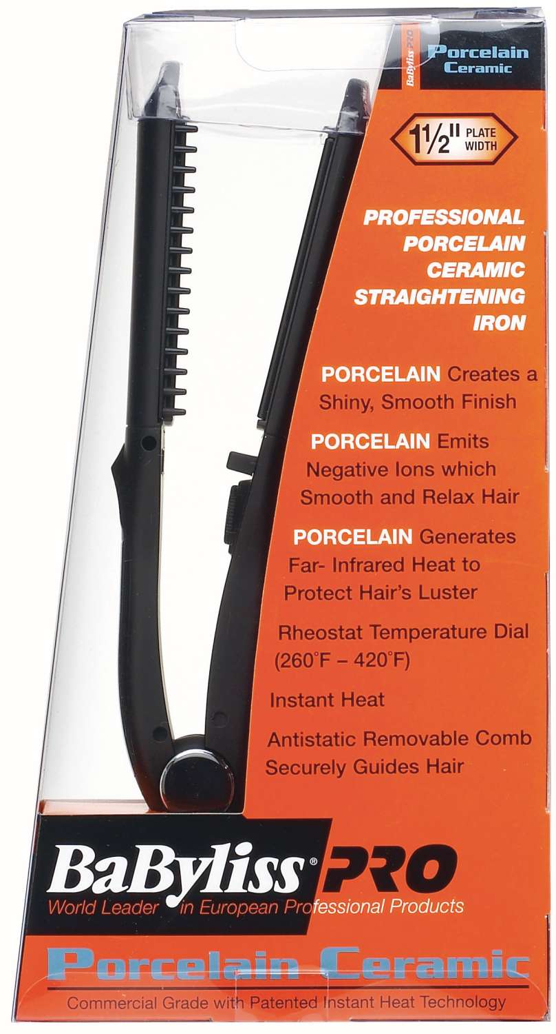 BABYLISS PORC F/IRON W/COMBS