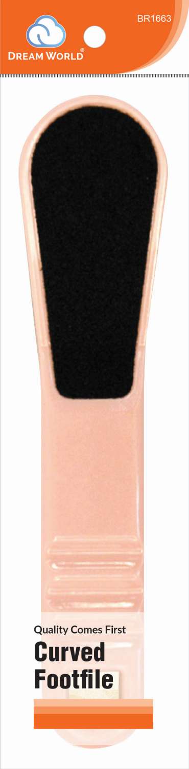 BR FOOT FILE CURVED PLASTIC