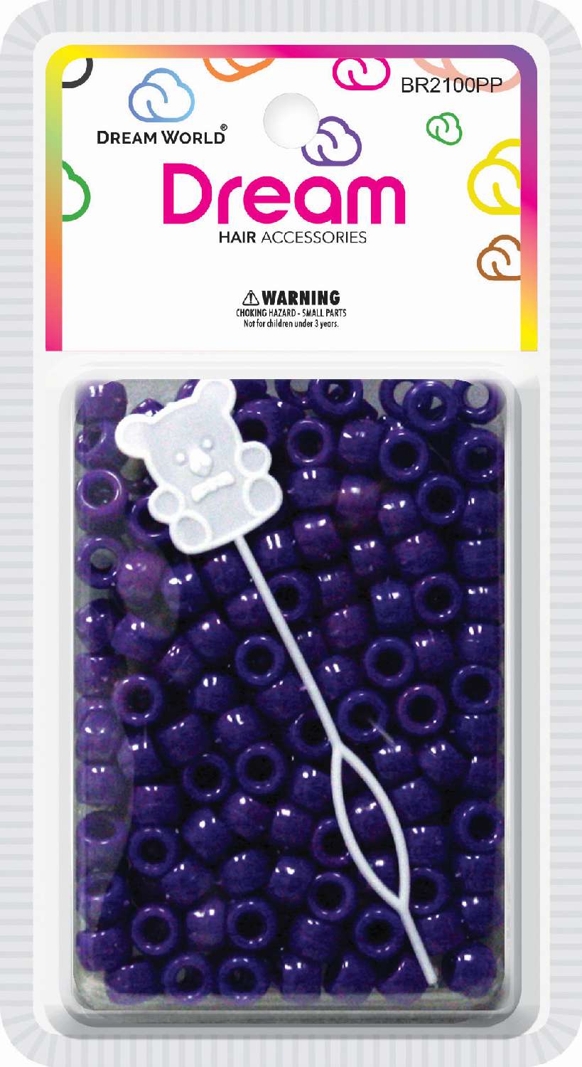 CHLOE BEAD RND 200 PURPLE