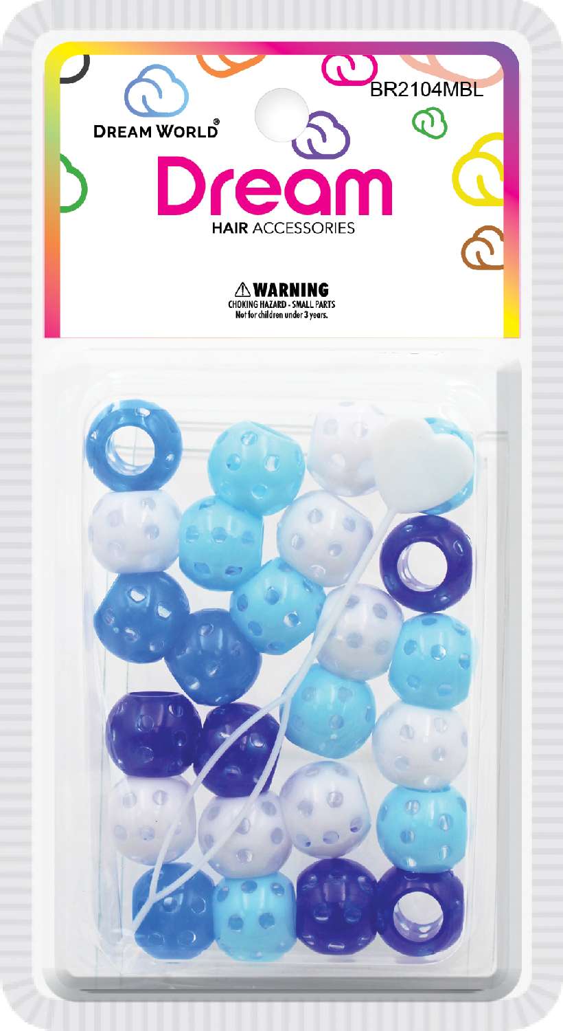 DREAM BEAD DOTS 15MM MIX BL 24P