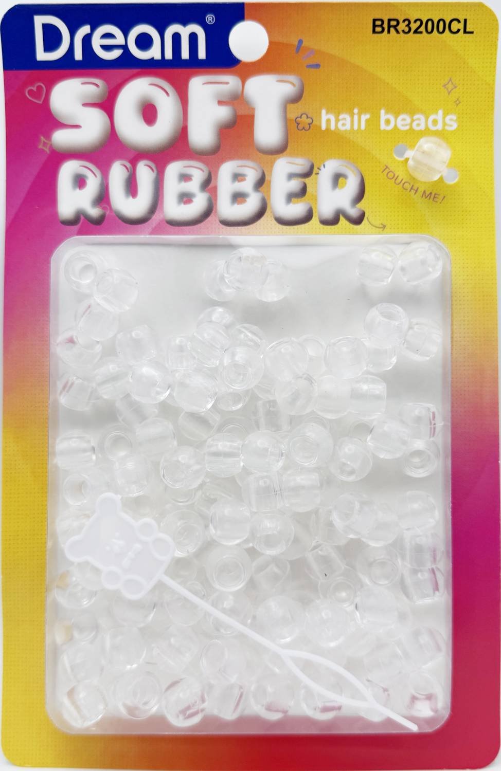 DREAM BEAD SOFT RUBBER CLEAR