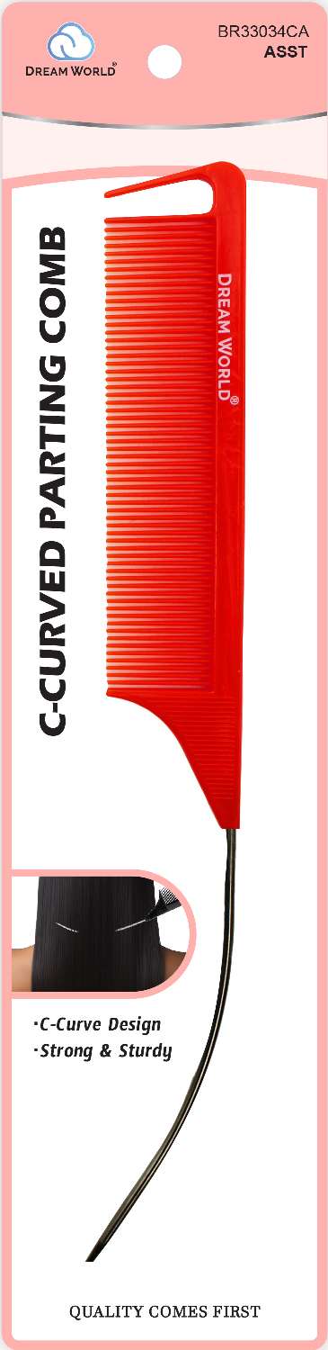 DREAM COMB C-CURVED PARTING COMB ASST