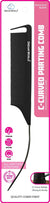 DREAM COMB C-CURVED PARTING COMB BLACK