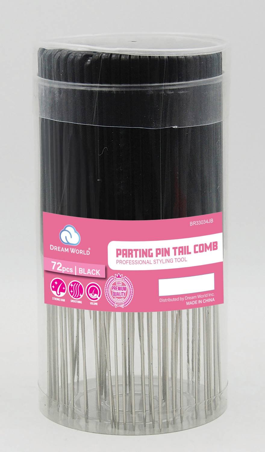 DREAM COMB BULK PARTING PIN TAIL 72/JR