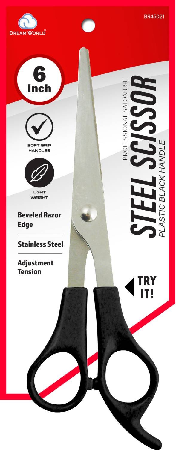 DREAM SCISSOR W/BLACK HANDLE