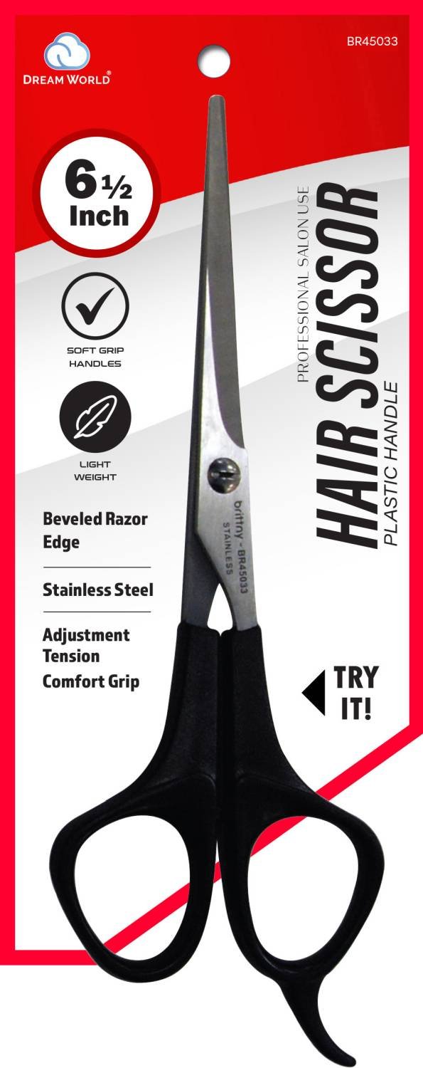 DREAM SCISSOR W/BLACK HANDLE