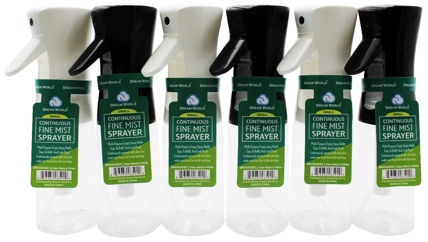 DREAM BOTTLE SPRAY MIST SMALL CLEAR CLEAR B/W