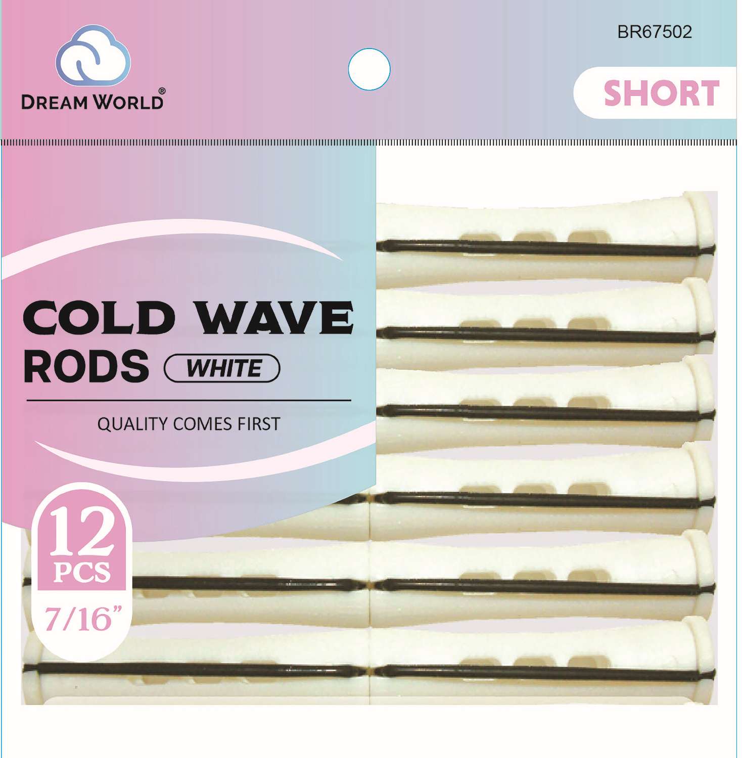 DREAM ROD C/WAVE SHORT-WH 12CT