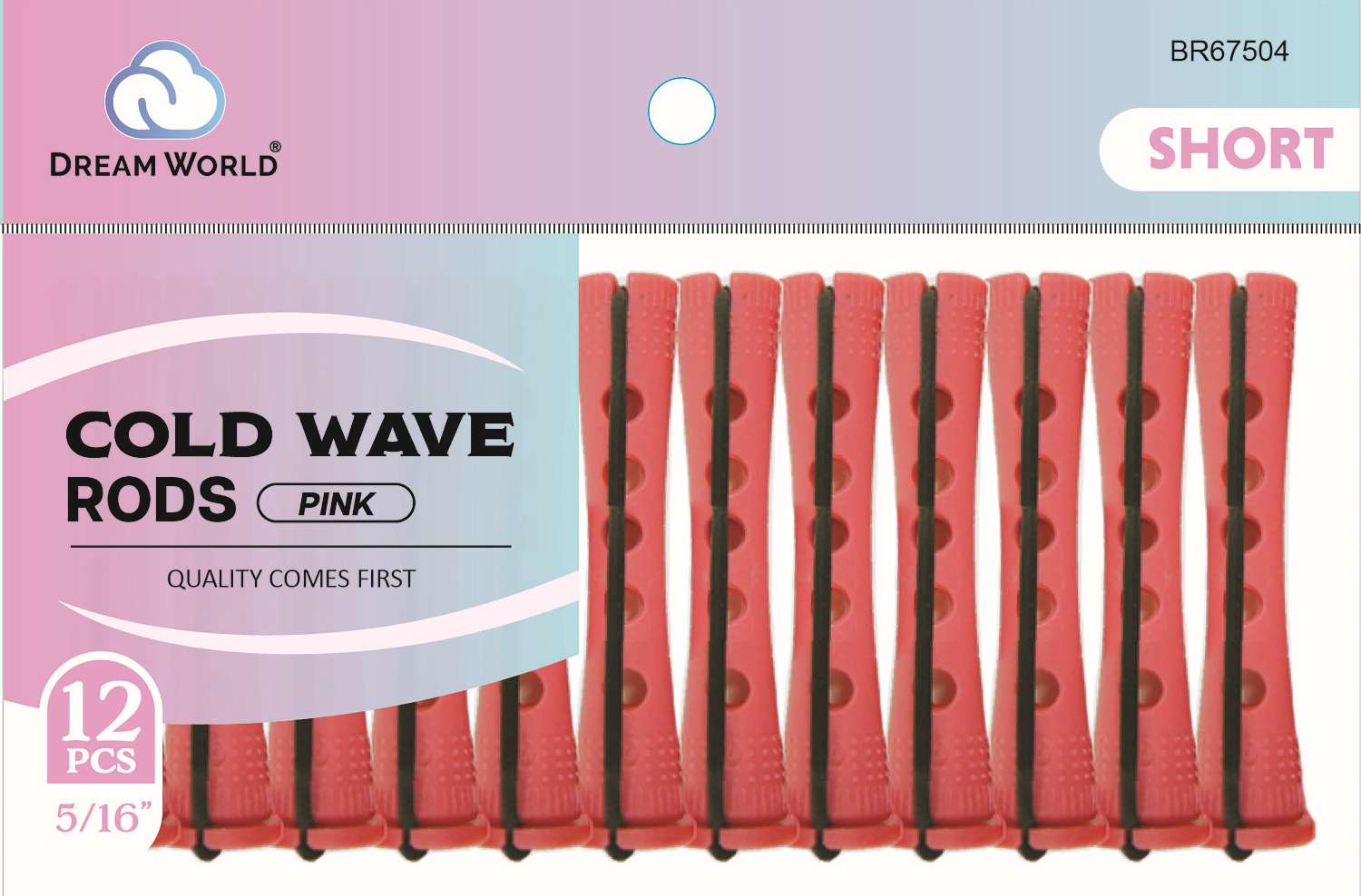 DREAM ROD C/WAVE SHORT-PK 12CT