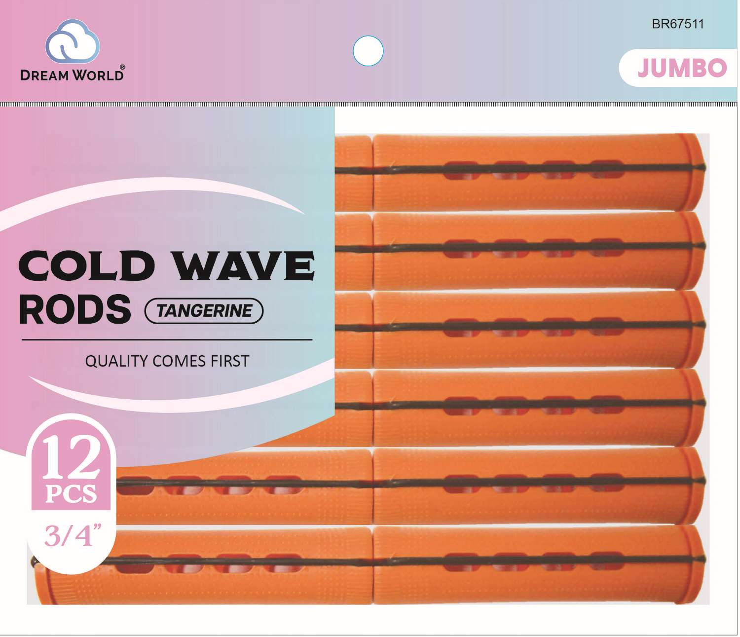 DREAM ROD C/WAVE JUMBO-TGRN 12CT
