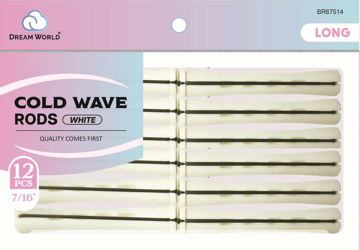 DREAM ROD C/WAVE LONG-WH 12CT
