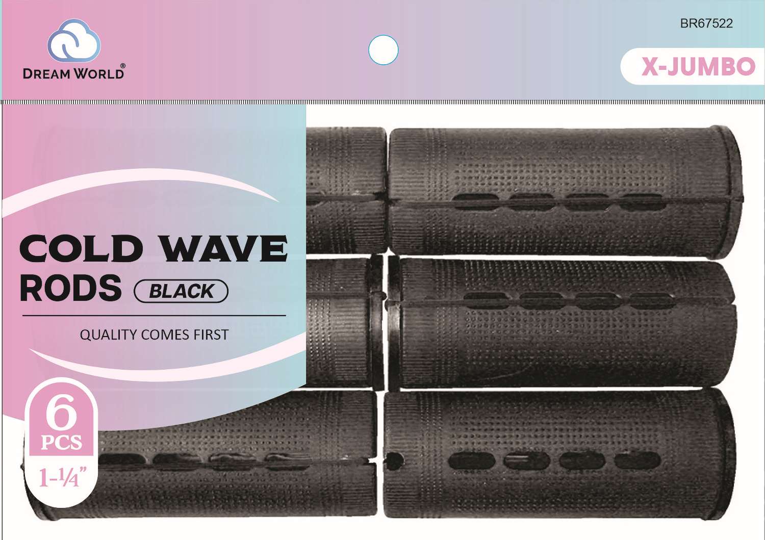 DREAM ROD C/WAVE X-JUMBO-BK 6CT