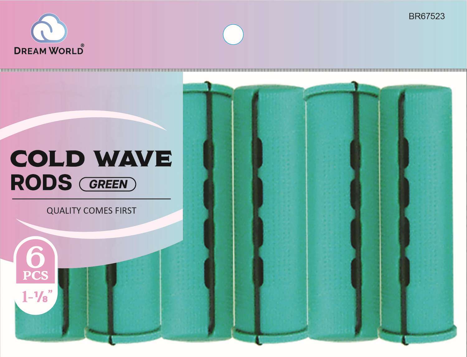 DREAM ROD C/WAVE X-JUMBO-GRN 6CT