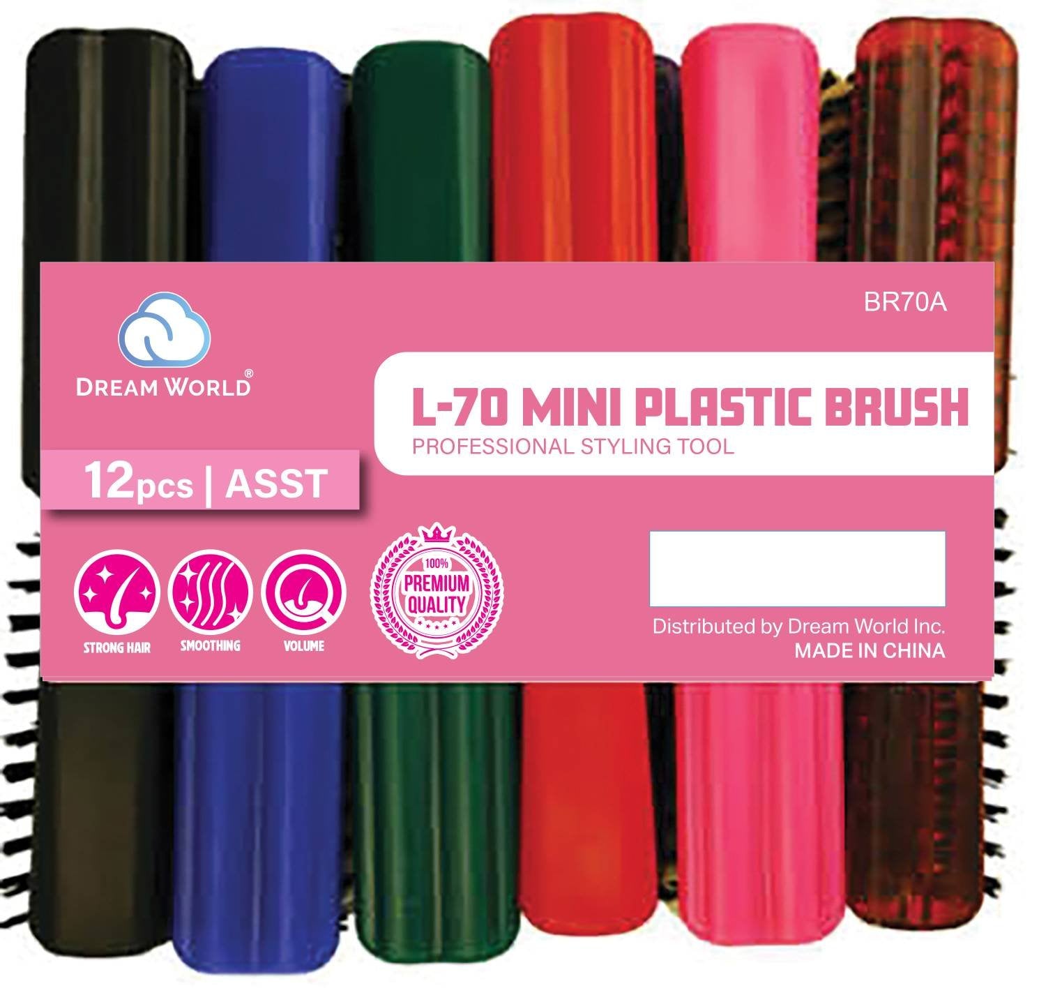 DREAM BRUSH PLASTIC L-70 MINI