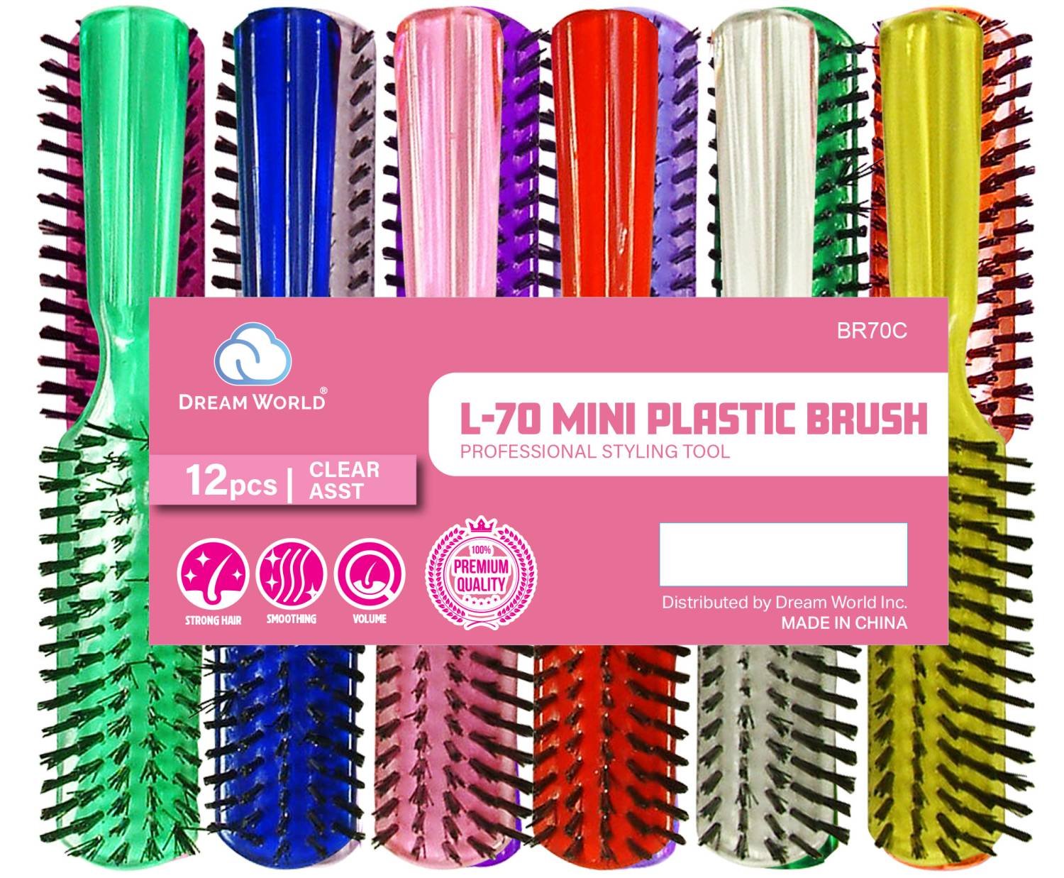 DREAM BRUSH PLASTIC L-70 MINI